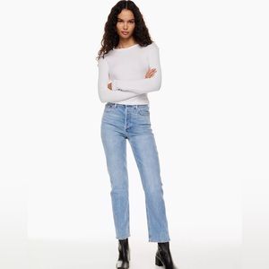 ARITZIA Denim Forum Arlo High Rise Straight 28L